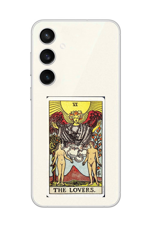 Samsung Galaxy S23+ Uyumlu Şeffaf Kılıf The Lovers Tasarımlı