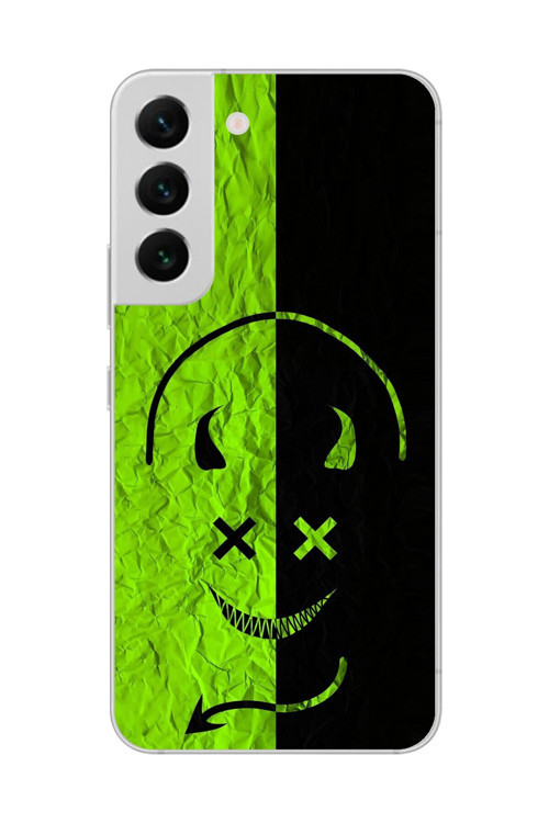 Samsung Galaxy S22+ Uyumlu Şeffaf Kılıf Devil 1 Tasarımlı