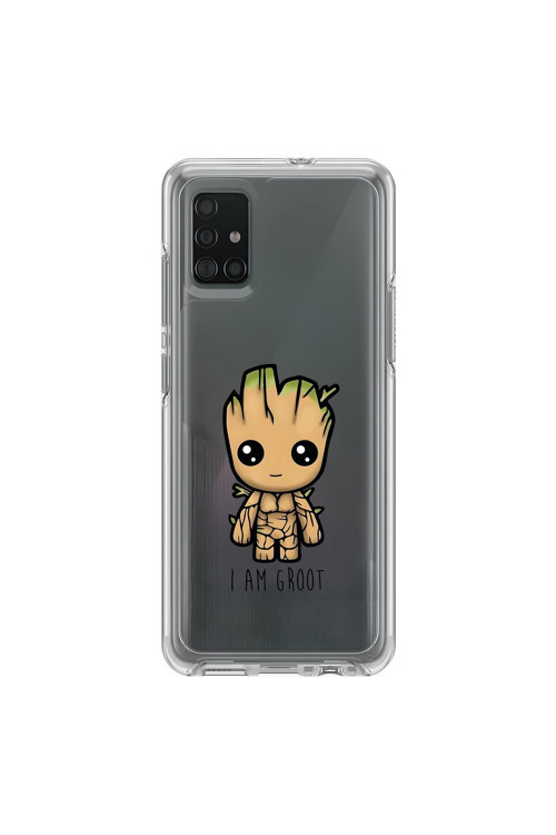 Samsung Galaxy A71 Uyumlu Şeffaf Kılıf Chibi 1 Tasarımlı