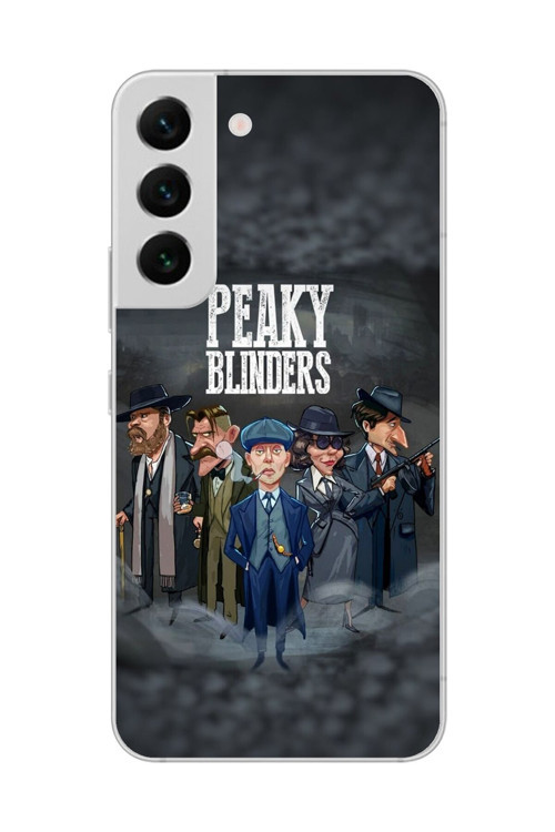 Galaxy S22+ Uyumlu Şeffaf Kılıf Peaky Blinders Tasarımlı