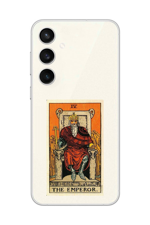 Samsung Galaxy S23+ Uyumlu Şeffaf Kılıf The Emperor Tasarımlı