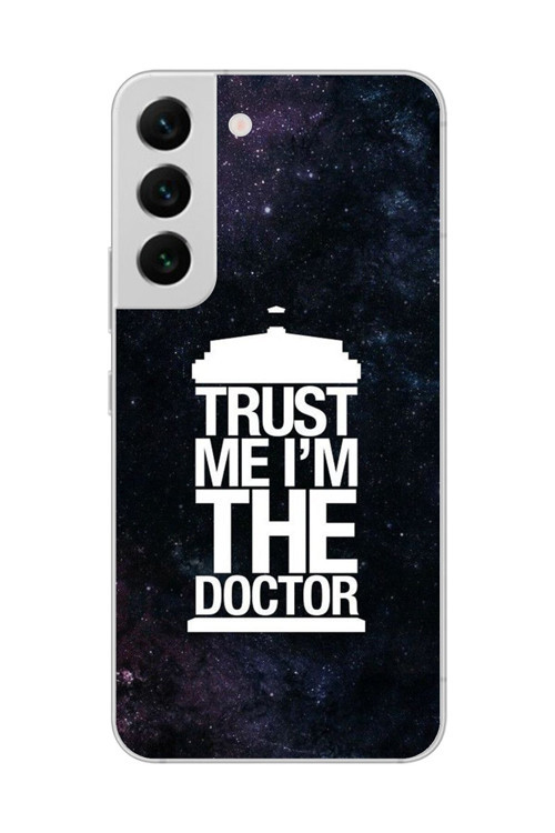 Samsung Galaxy S22+ Uyumlu Şeffaf Kılıf Doctor Who Tasarımlı