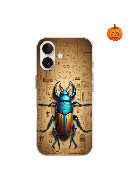 İphone 16 Uyumlu Şeffaf Kılıf Antik Mısır 3 Tasarımlı