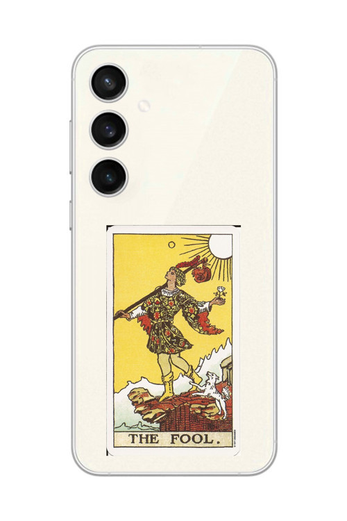 Samsung Galaxy S23+ Uyumlu Şeffaf Kılıf The Fool Tasarımlı