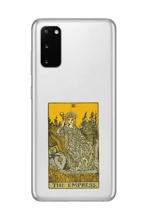 Samsung Galaxy S20+ Uyumlu Şeffaf Kılıf The Empress Tasarımlı