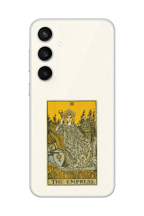 Samsung Galaxy S23+ Uyumlu Şeffaf Kılıf The Empress Tasarımlı