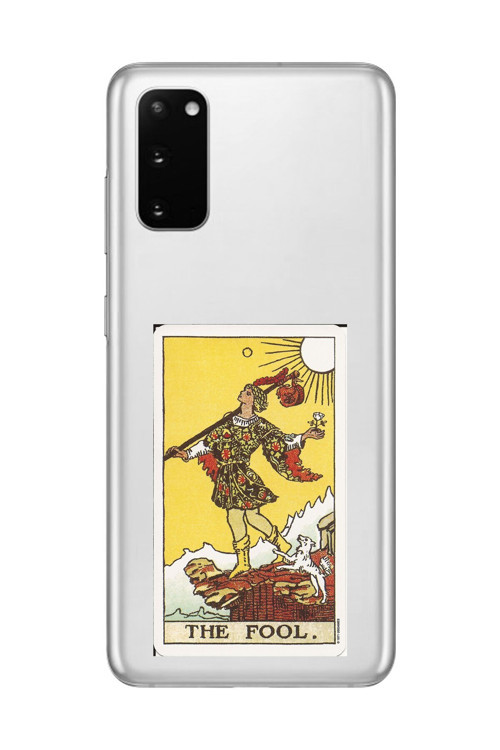 Samsung Galaxy S20+ Uyumlu Şeffaf Kılıf The Fool Tasarımlı
