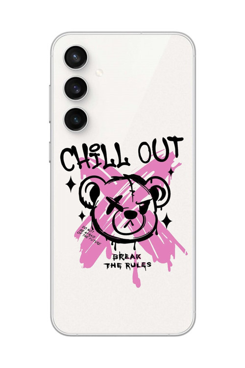 Samsung Galaxy S23 Fe Uyumlu Şeffaf Kılıf Graffiti 6 Tasarımlı