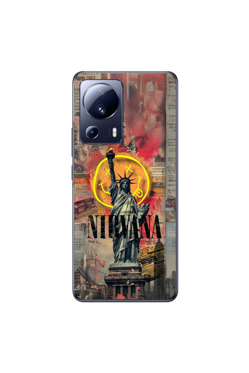 Xiaomi Mi 13 Lite Uyumlu Şeffaf Kılıf Aesthetic 3 Tasarımlı