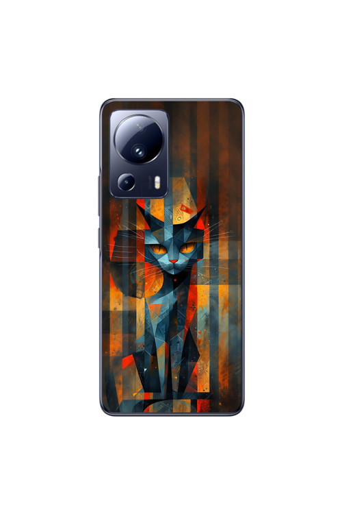 Xiaomi Mi 13 Lite Uyumlu Şeffaf Kılıf Aesthetic 2 Tasarımlı