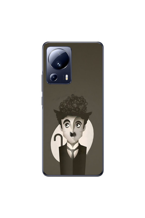 Xiaomi Mi 13 Lite Uyumlu Şeffaf Kılıf Aesthetic 1 Tasarımlı