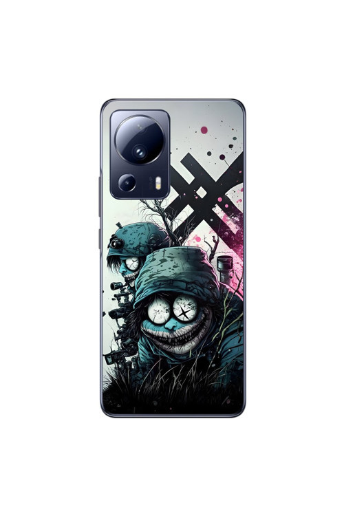 Xiaomi Mi 13 Lite Uyumlu Şeffaf Kılıf Aesthetic 6 Tasarımlı