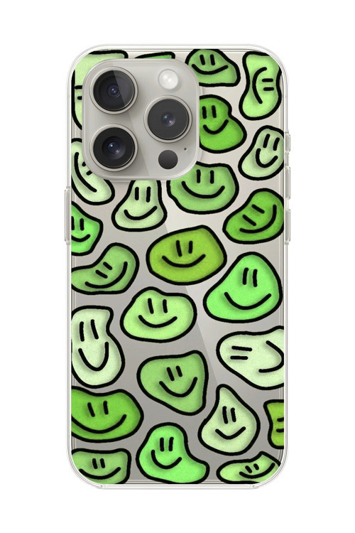 İphone 16 Pro Max Uyumlu Şeffaf Kılıf Şeffaf Wallpaper 9 Tasarımlı