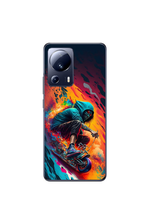 Xiaomi Mi 13 Lite Uyumlu Şeffaf Kılıf Aesthetic 5 Tasarımlı