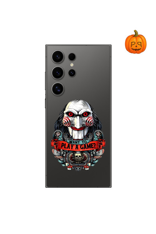 Ppkin Dali Design Samsung Galaxy S24 Ultra Uyumlu Şeffaf Kılıf Horror 7 Tasarımlı