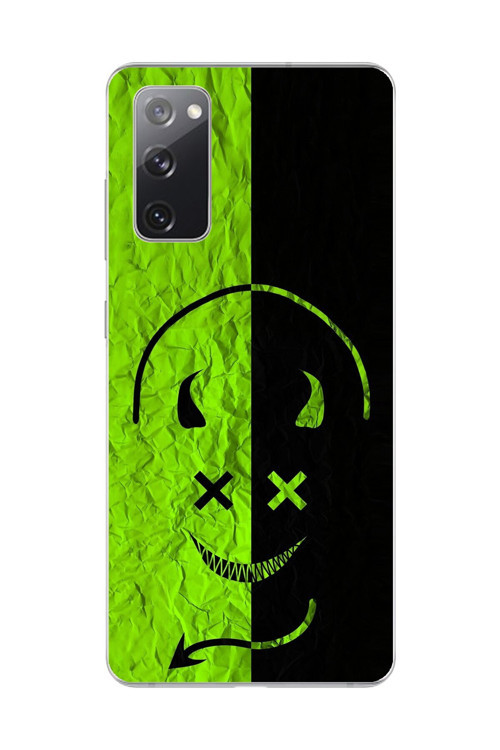 Samsung Galaxy S20 Fe Uyumlu Şeffaf Kılıf Devil 1 Tasarımlı