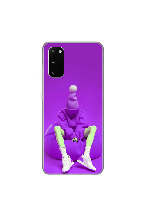 Samsung Galaxy S20 Uyumlu Şeffaf Kılıf No Face 6 Tasarımlı