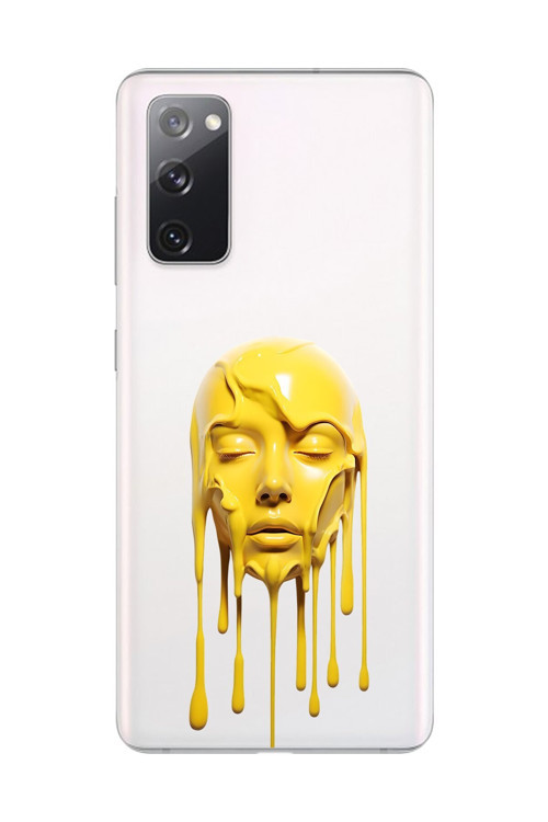 Galaxy S20 Fe Uyumlu Şeffaf Kılıf Estetik Yüz 6 Tasarımlı