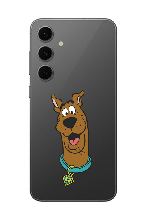 Galaxy S24 Fe Uyumlu Şeffaf Kılıf Cartoon Scooby Doo 14 Tasarımlı