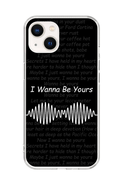 İphone 13 Mini Uyumlu Şeffaf Kılıf I Wanna Be Yours Couple (Çift) Tasarımlı