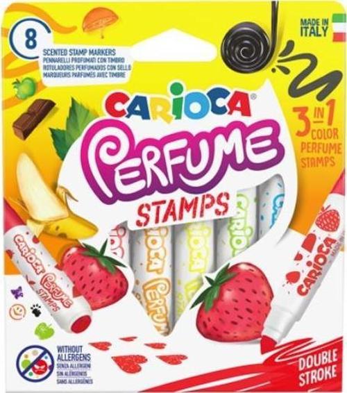 Perfume Kokulu Damgalı Jumbo Keçeli Kalem 8'li
