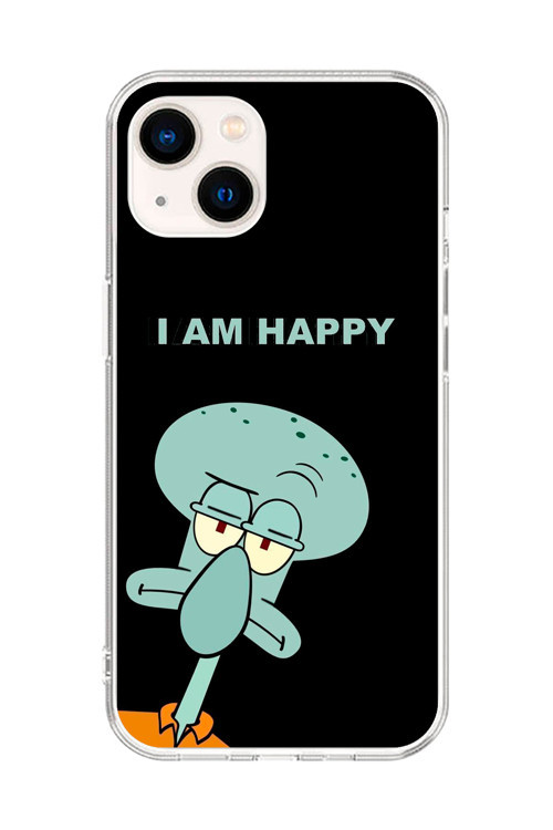 İphone 13 Mini Uyumlu Şeffaf Kılıf Sponge Bob Tasarımlı 3