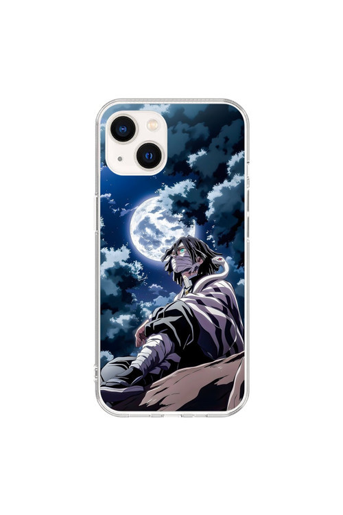 İphone 13 Mini Uyumlu Şeffaf Kılıf Demon Slayer 4 Tasarımlı