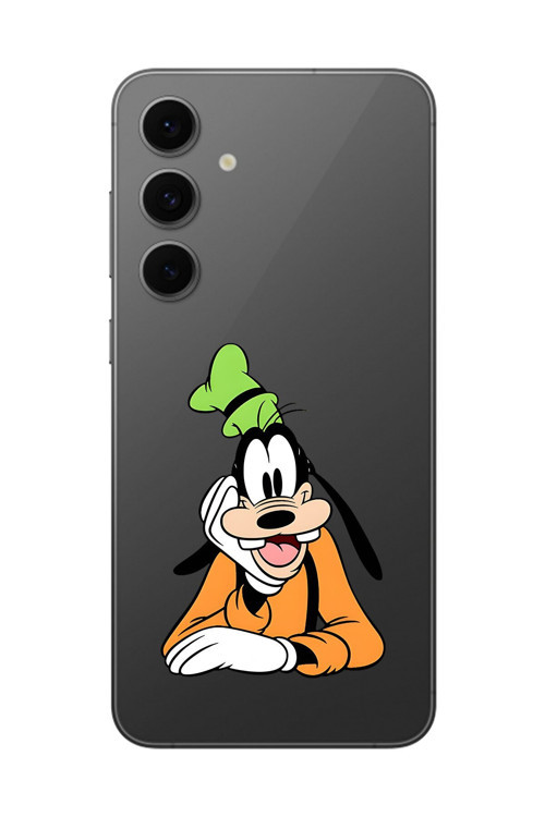 Galaxy S24 Fe Uyumlu Şeffaf Kılıf Cartoon Goofy 5 Tasarımlı