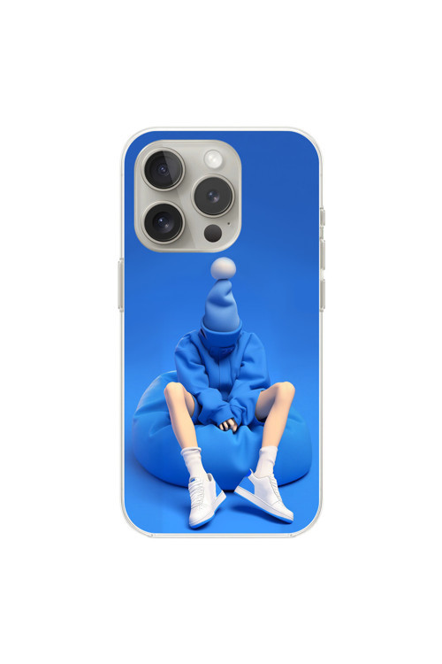 İphone 16 Pro Max Uyumlu Şeffaf Kılıf No Face 5 Tasarımlı