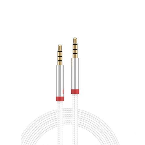 AU-708 Örgü Tasarımlı Aux Audio Kablo 3.5mm 3m