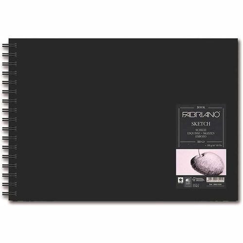 Sketchbook Spiralli Sert Kapak Spiralli Eskiz Çizim Defteri 110 gr. A5 80 yaprak