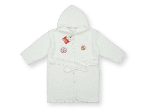 NAKIŞLI BORNOZ - Pembe - 3 Yaş - MTR5823-Pembe-3 Yaş Pembe