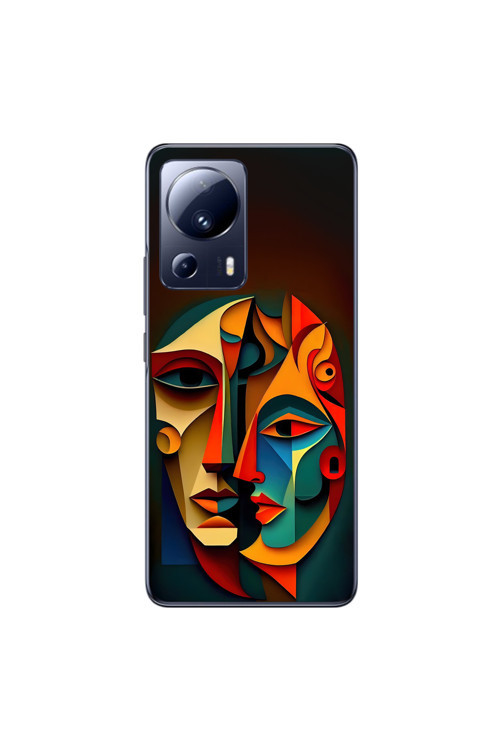 Xiaomi Mi 13 Uyumlu Şeffaf Kılıf Tablo 6 Tasarımlı