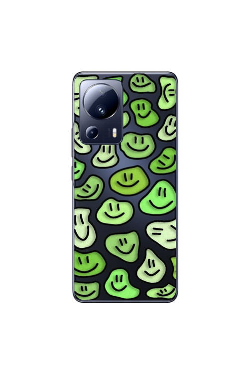 Xiaomi Mi 13 Lite Uyumlu Şeffaf Kılıf Wallpaper 9 Tasarımlı