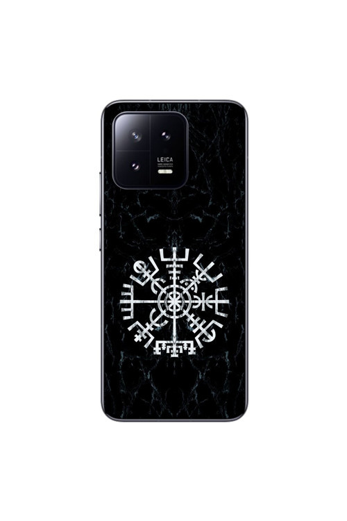 Xiaomi Mi 13 Uyumlu Şeffaf Kılıf Nordic 1 Tasarımlı