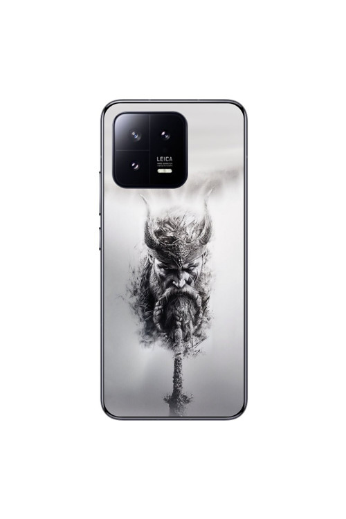 Xiaomi Mi 13 Uyumlu Şeffaf Kılıf Nordic 2 Tasarımlı