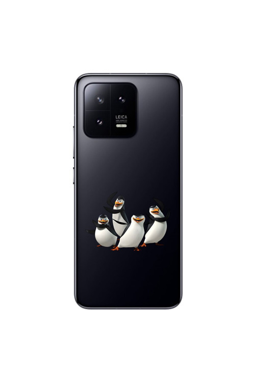 Xiaomi Mi 13 Pro Uyumlu Şeffaf Kılıf Cartoon 8 Tasarımlı