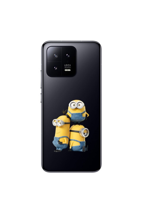 Xiaomi Mi 13 Pro Uyumlu Şeffaf Kılıf Cartoon 10 Tasarımlı