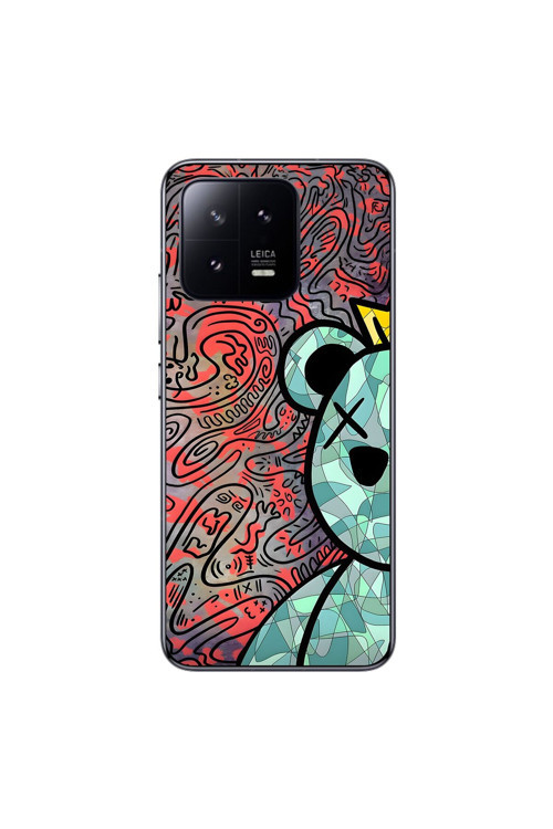 Xiaomi Mi 13 Pro Uyumlu Şeffaf Kılıf Graffiti 12 Tasarımlı