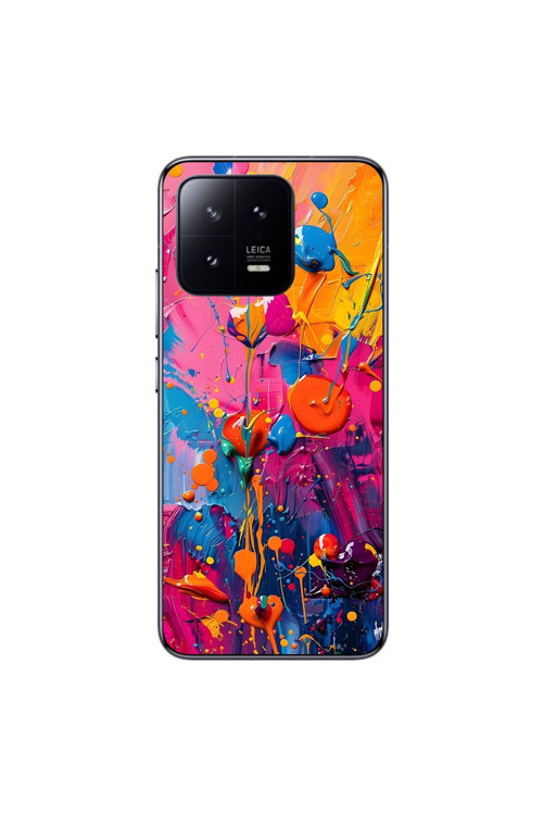 Xiaomi Mi 13 Pro Uyumlu Şeffaf Kılıf Graffiti 3 Tasarımlı
