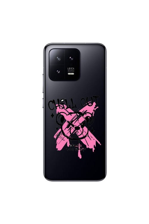 Xiaomi Mi 13 Pro Uyumlu Şeffaf Kılıf Graffiti 6 Tasarımlı