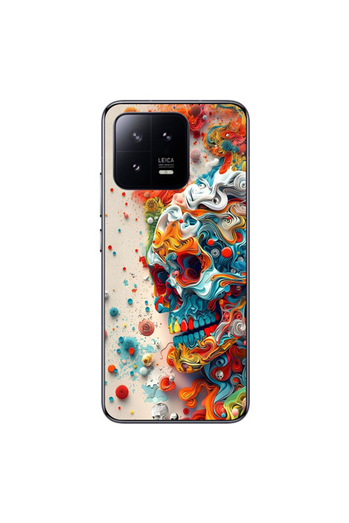 Xiaomi Mi 13 Pro Uyumlu Şeffaf Kılıf Graffiti 5 Tasarımlı