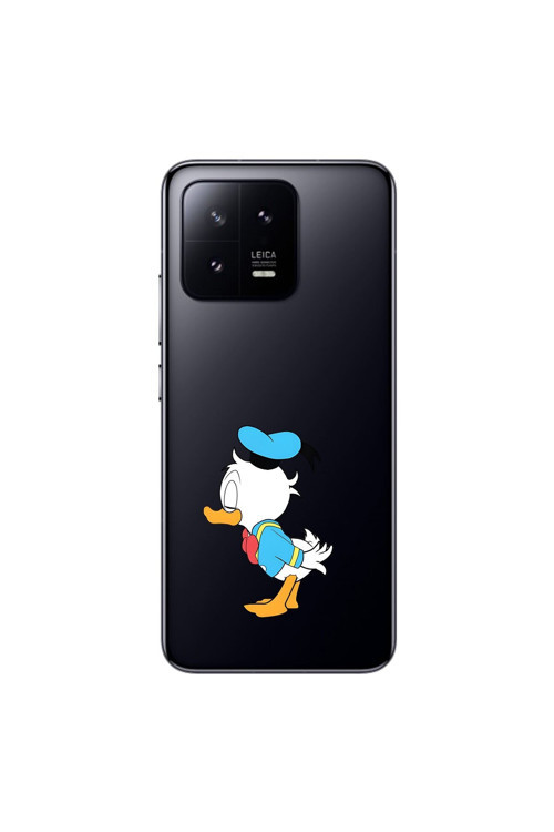 Xiaomi Mi 13 Pro Uyumlu Şeffaf Kılıf Couple Ördek 2 Tasarımlı