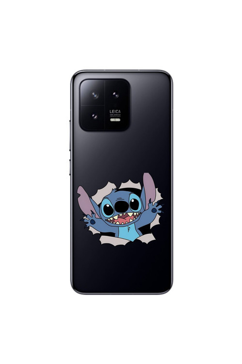 Xiaomi Mi 13 Pro Uyumlu Şeffaf Kılıf Couple Stitch 1 Tasarımlı