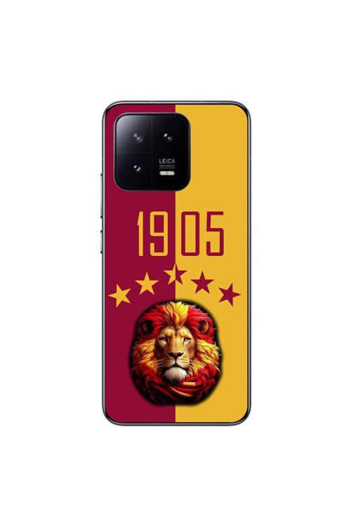 Xiaomi Mi 13 Pro Uyumlu Şeffaf Kılıf 1905 Aslan Tasarımlı