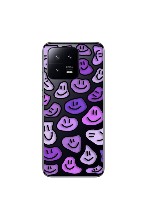 Xiaomi Mi 13 Pro Uyumlu Şeffaf Kılıf Wallpaper 6 Tasarımlı