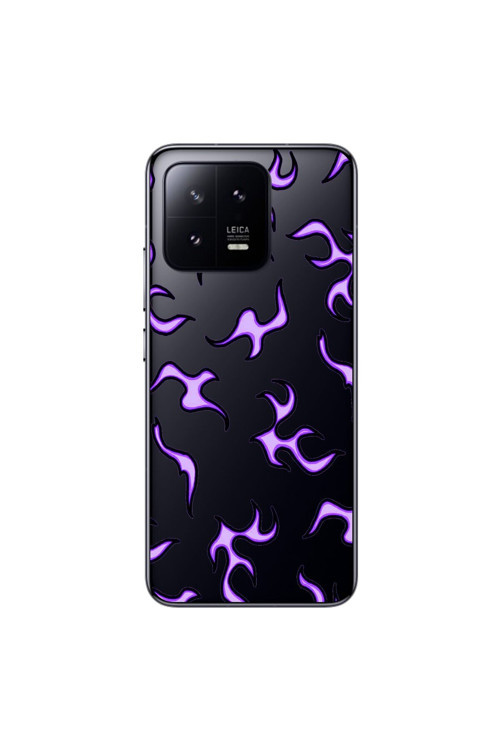 Xiaomi Mi 13 Pro Uyumlu Şeffaf Kılıf Wallpaper 3 Tasarımlı