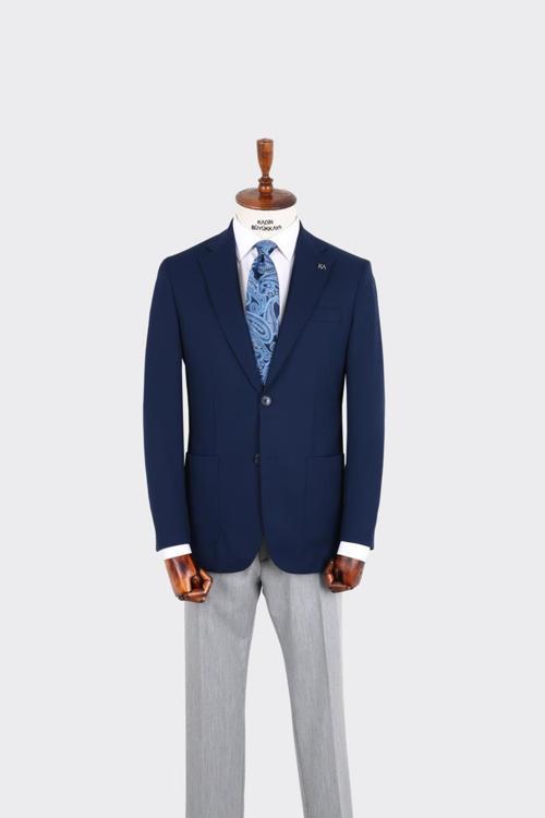 Kırlangıç Yaka Erkek Ceket-KAX5530S