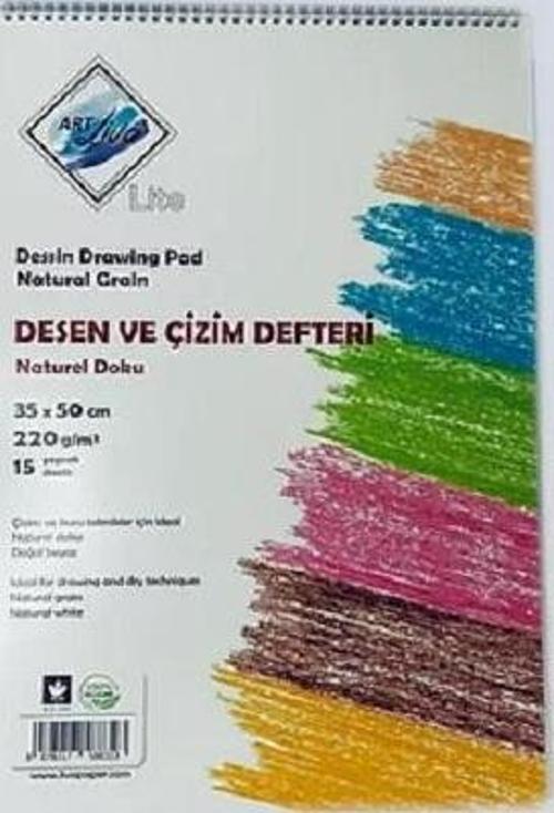 Lite Desen ve Çizim Defteri 35x50 220gr 15 Sayfa