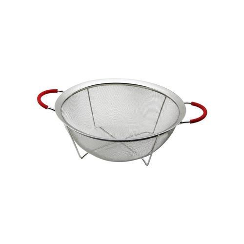 22CM TEL SEPET METAL SÜZGEÇ SİLİKON KILIFLI KULP METAL ÇERÇEVE - AYAK (5365)